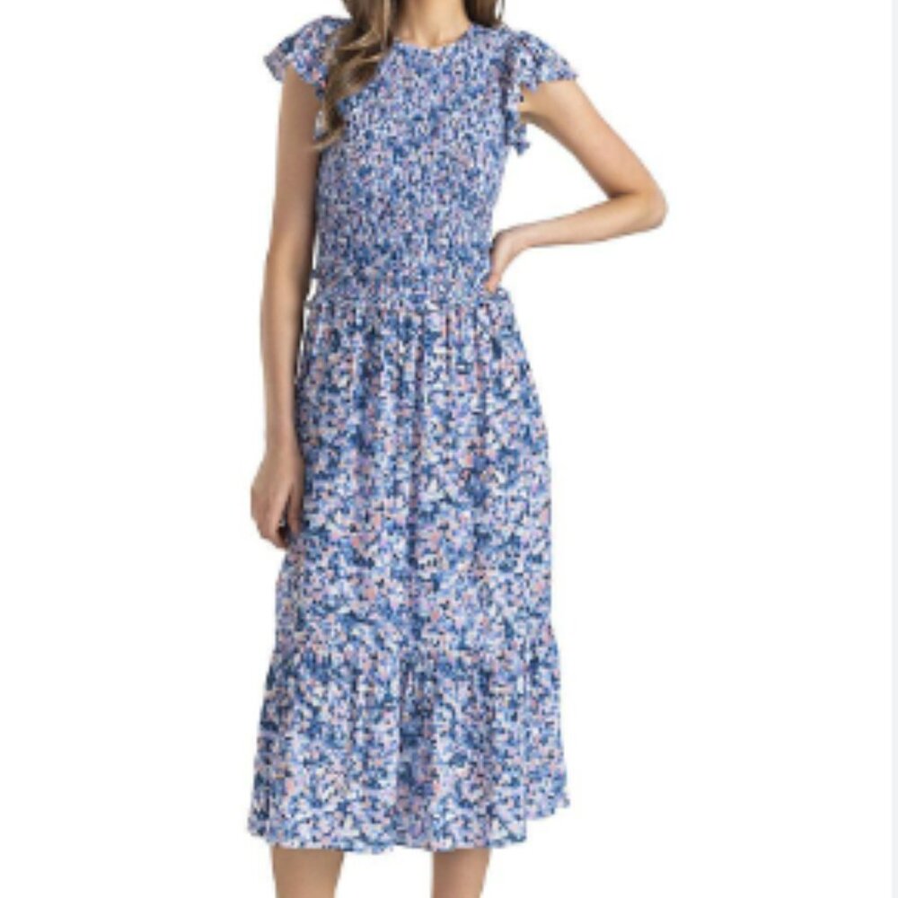 NWT Shoshanna Parker Dress, Periwinkle - Size 6